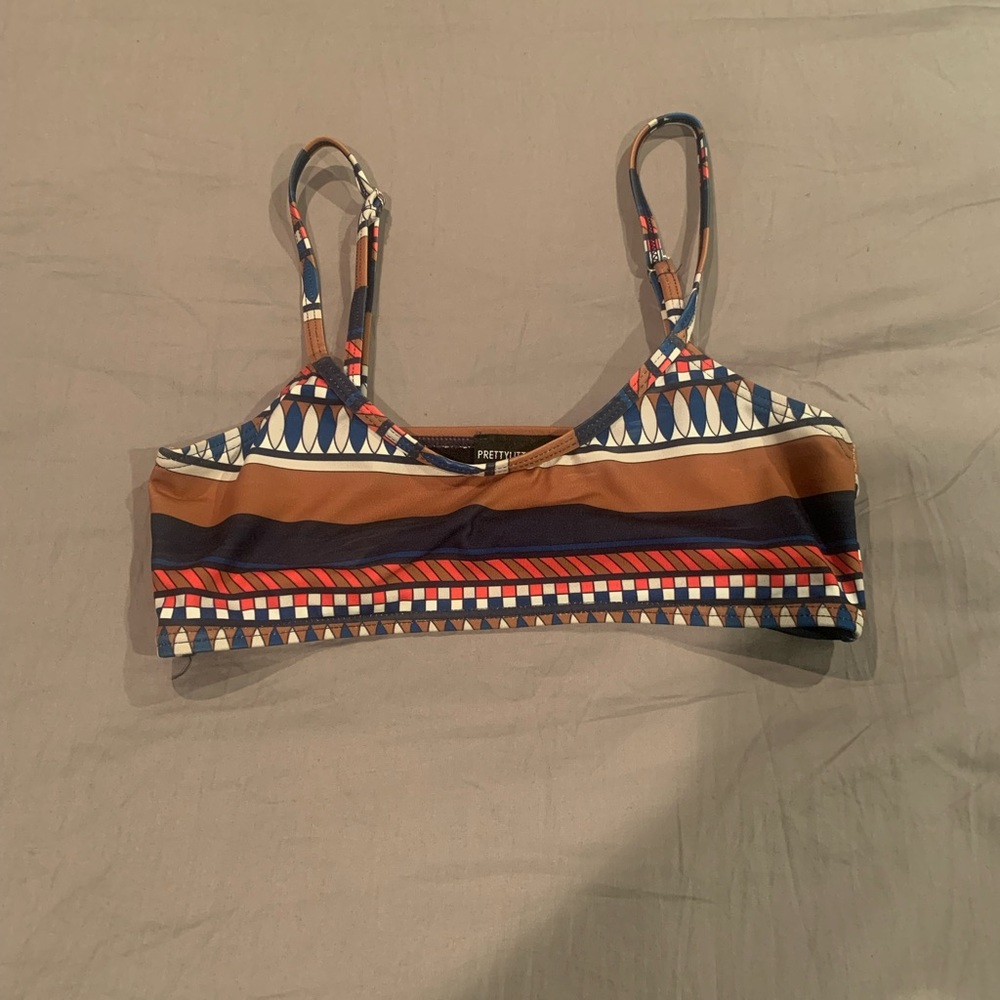 Tribal swim top “bra”
